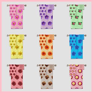 Towel Set: Bath Towel, Hand Towel and Washcloth